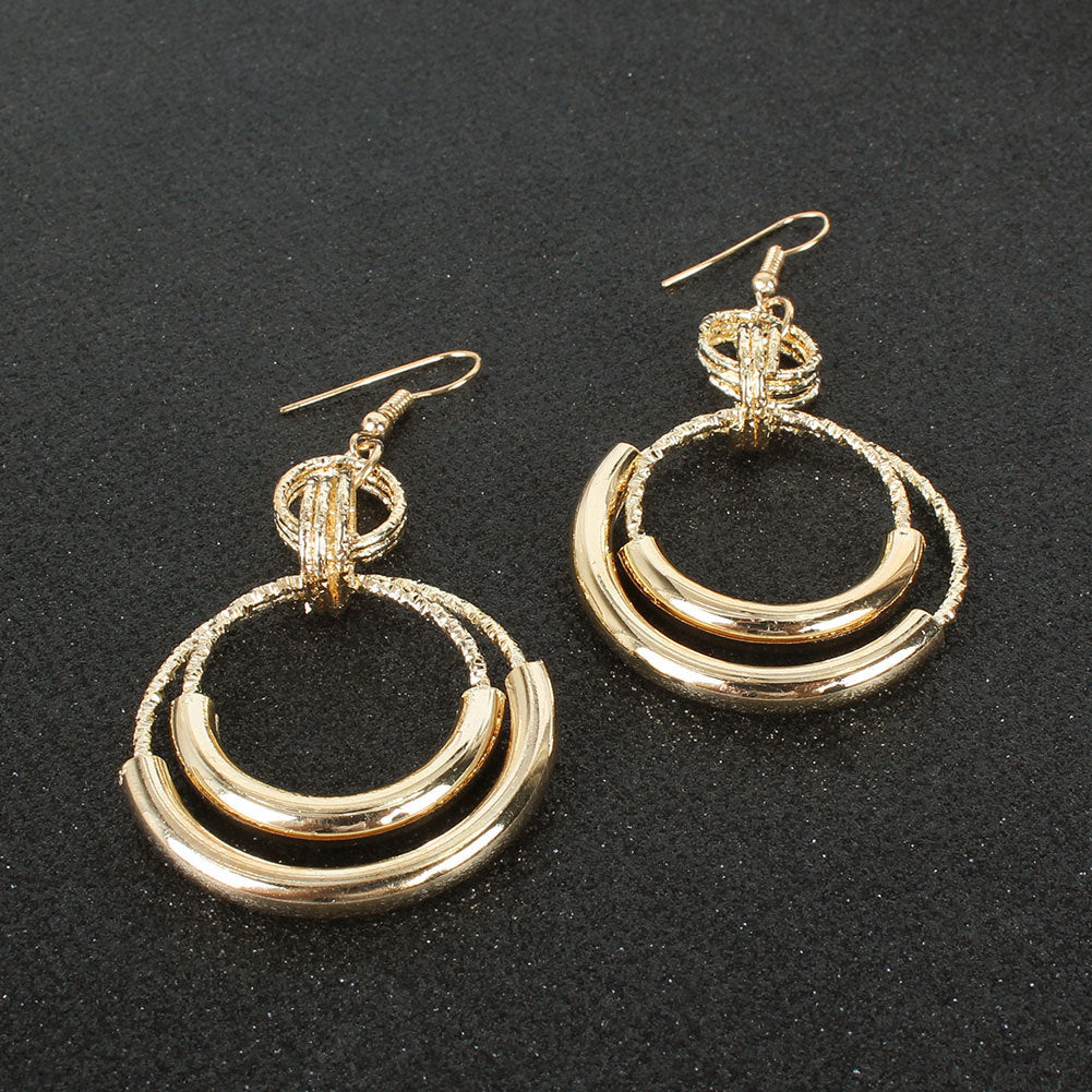 Lux Round Earrings